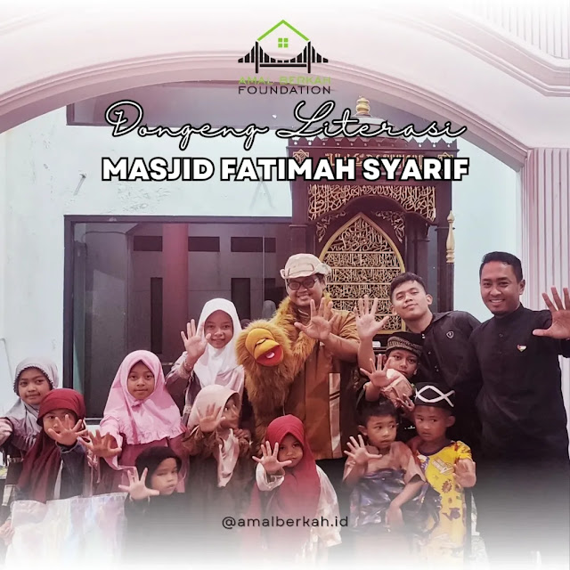 alhamdulillah, kegiatan dongeng literasi palestina di masjid fatimah syarif (@masjidfatimahsyar