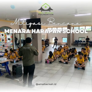 🧯mitigasi bencana gempa bumi dan kebakaran🏫 menara harapan school (ciputat tangerang selata