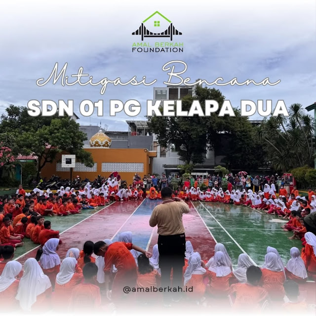 🧯mitigasi bencana gempa bumi dan kebakaran🏫 sdn 01 pagi (kelapa dua jakarta barat)🗓 selasa