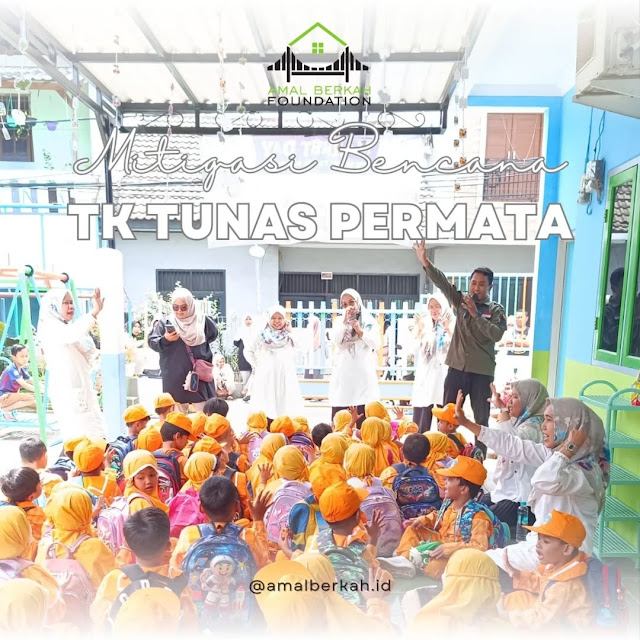 🧯mitigasi bencana gempa bumi dan kebakaran🏫 tk tunas permata (larangan tangerang)🗓 rabu, 1